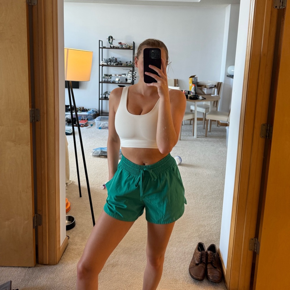 Abercrombie & Fitch Green Athletic Shorts